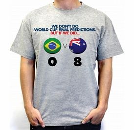 World Cup Prediction Australia Grey T-Shirt