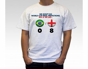 World Cup Prediction England Ash Grey T-Shirt