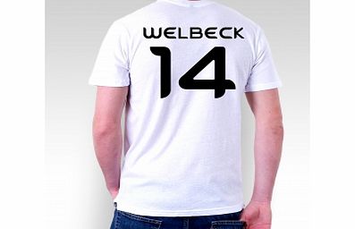 World Cup Welbeck 14 White T-Shirt Large ZT