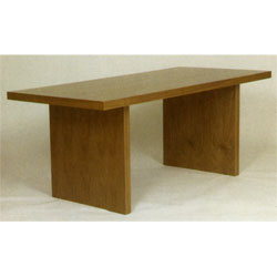 World Furniture Cappuccino Living - 1.8m Trestle Dining Table