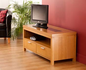 World Furniture Conrad TV Unit in Oak