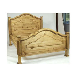 World Furniture Mexican Bedroom - Santa Fe King Size Bedstead