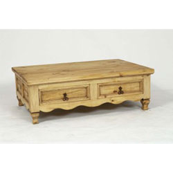 World Furniture Mexican Rustic - 2 Drawer Coffee Table