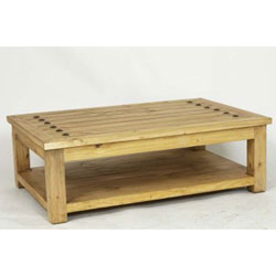 World Furniture Mexican Rustic - Coffee Table with Shelf