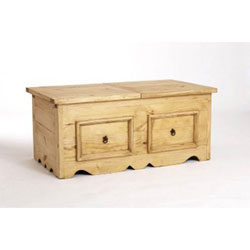 World Furniture Mexican Rustic - Sliding Top Coffee Table