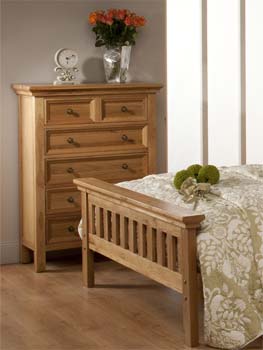 Stanmore 2+4 Drawer Chest in Oak