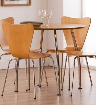 World Furniture Tango Round Dining Table in Natural