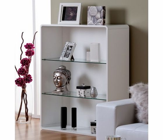 World Furniture Toscana Bookcase in White High