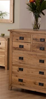 World Furniture Varka 4 3 Drawer Chest in Oak