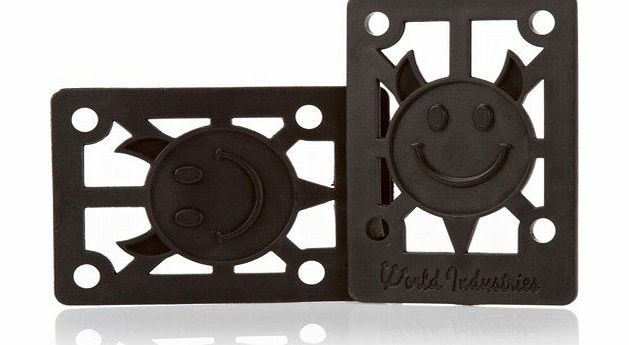 World Industries Hell Raisers Black Skateboard Truck Riser Pads