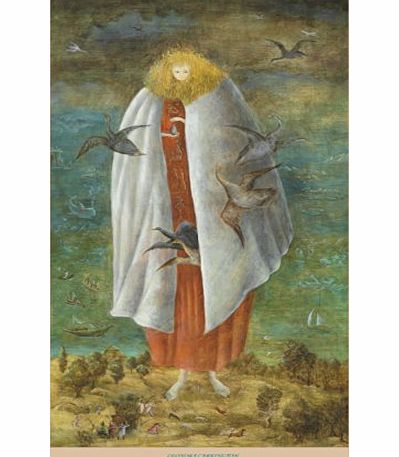 World of Art LEONORA CARRINGTON The Giantess, Guardian of the Egg 250gsm Gloss ART CARD A3 Reproduction Poster