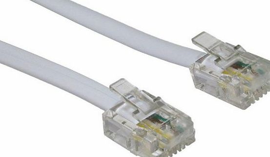 World of Data ADSL Cable Premium Quality / Gold-Plated Contact Pen / High-Speed Internet Broadband / Router or Mod