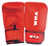 World Of Martial Arts/W.M.A Top Ten Mitt Cowhide Leather Red Hand Mould Medium