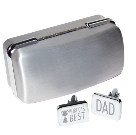 Worlds Best Dad Cufflinks