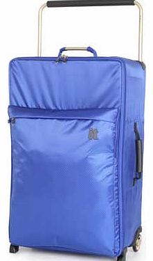 World`s Lightest IT Luggage Worlds Lightest Royal Blue Trolley