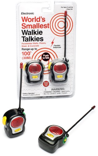 Worlds Smallest Walkie Talkie Electronic Toys