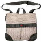 Worn Again Sherman Grey Messenger Bag