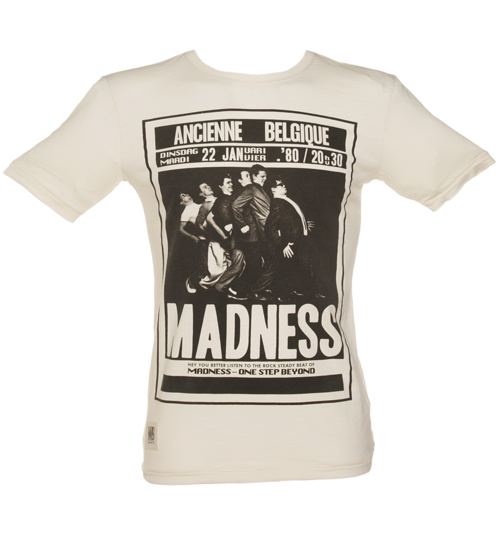 Mens Ecru Belgium Tour Madness T-Shirt from