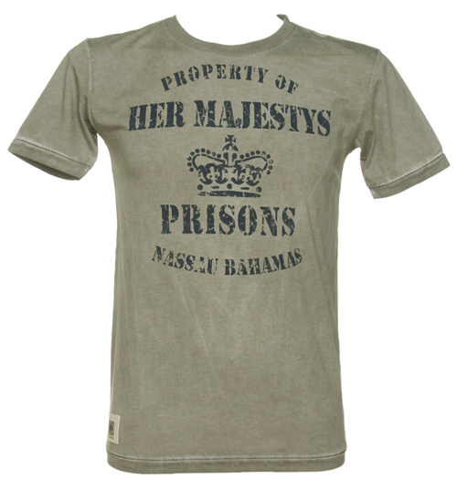 Worn By Mens Grey Oil Wash John Lennon Prison