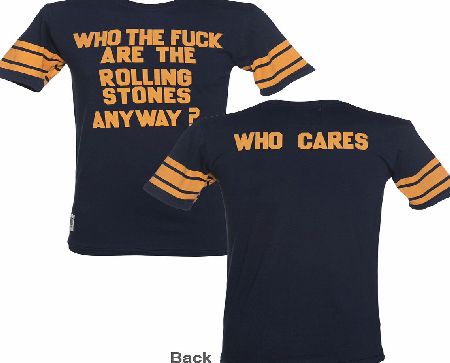 Worn By Mens Navy Who The F**k Are The Rolling Stones