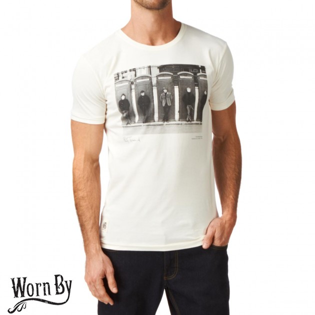 Mens Worn By Stones Telephone Boxes T-Shirt -