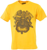 Worn By Yellow `Smile` T-Shirt