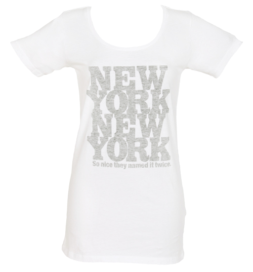 Worn Free Ladies New York New York Rod Stewart Scoop Neck