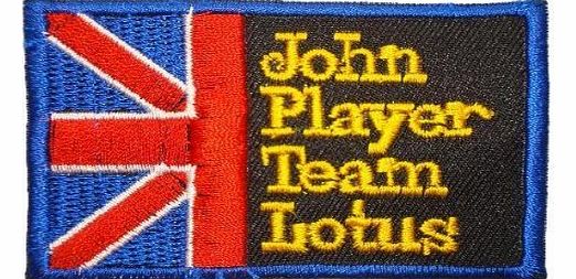 wow patch John Player Team Lotus Formula 1 Ayrton Senna t-Shirts Embroidered Iron or Sew on Patch by Wonder Fullmoon