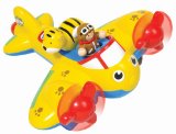 WOW Toys Wow - Johnny Jungle Plane Friction Powered Plane with Cargo Hold