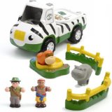 WOW Toys Wow - Sams Safari Adventure Friction Powered Safari Truck with Rocking Animals