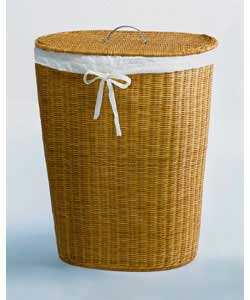 Wow Traditional Natural Stain Linen Bin