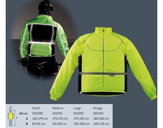 Sports Jacket for cycling/running with removable sleeves MEDIUM