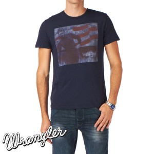 T-Shirts - Wrangler 70Ies T-Shirt - Navy