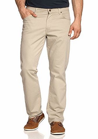 Wrangler Texas Stretch Camel Tapered Mens Jeans W32 INxL34 IN