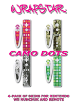 Camo Dots Nunchuck & Remote Graphic