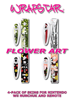 Flower Art Nunchuck & Remote Graphic
