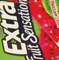 Wrigleys Extra Fruit Sensations Sweet Watermelon 15 Stick (40.5g)