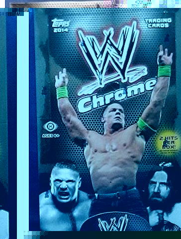 2014 Topps WWE CHROME Sealed HOBBY BOX 24 Packs - 2 HITS PER BOX