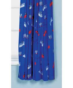 WWE Raw Pair of 66 x 54in Curtains