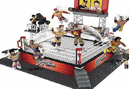 WWE Stackdown Battle Brawlin Ring Set with 3 Figures