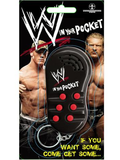 WWE Wrestling In Your Pocket Keyring