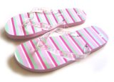www.Universal-Textiles.com Ladies ex-stores stripes flip flops