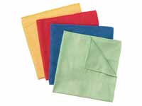 Wypall yellow microfibre cleaning cloths,