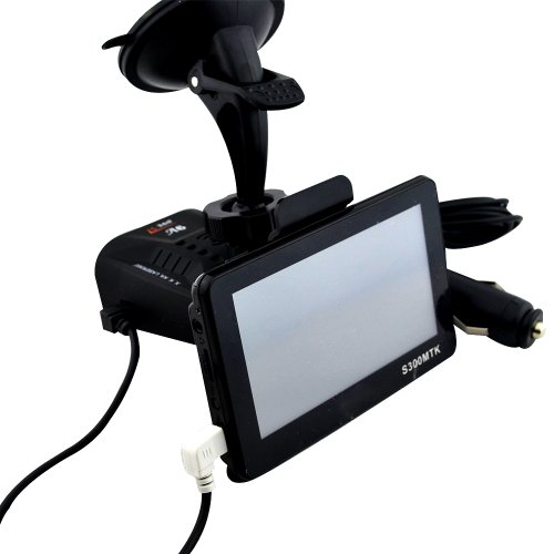 X-GPS  GPS S300 MTK   Radar Detector 4.3 Inch GPS navigation 128mb Ram 4GB EU/UK MAPS, FM, MP3, MP4 (pack of 2)