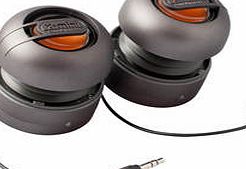 X-Mini Max Stereo Speakers - Gun Metal