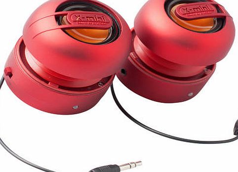 X-Mini Max Stereo Speakers - Red