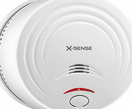 X-Sense SD10H 10-Year Battery Life Smoke Detector Fire Alarm with Photoelectric Sensor