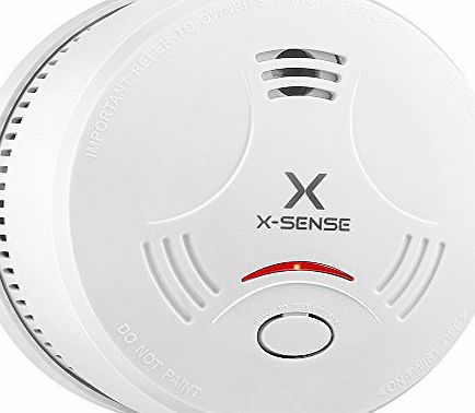 X-Sense SD10I 10-Year Battery Life Smoke Detector Fire Alarm with Photoelectric Sensor