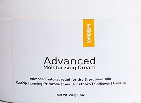 Eczema Cream. Advanced Natural Moisturiser Treatment for Dry, Itchy Skin Conditions. Rich, Thick & Soothing Cream Emollient for Hands, Face, and Body. Xanderm Advanced. (100ml)