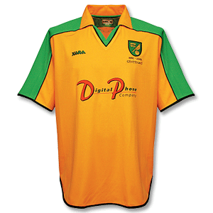 Xara 01-03 Norwich City Home shirt
